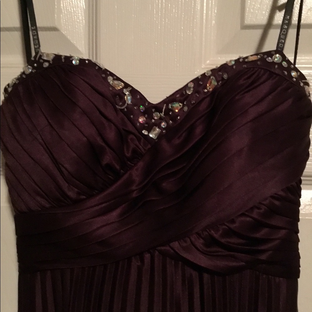 Plum Formal Prom Dress